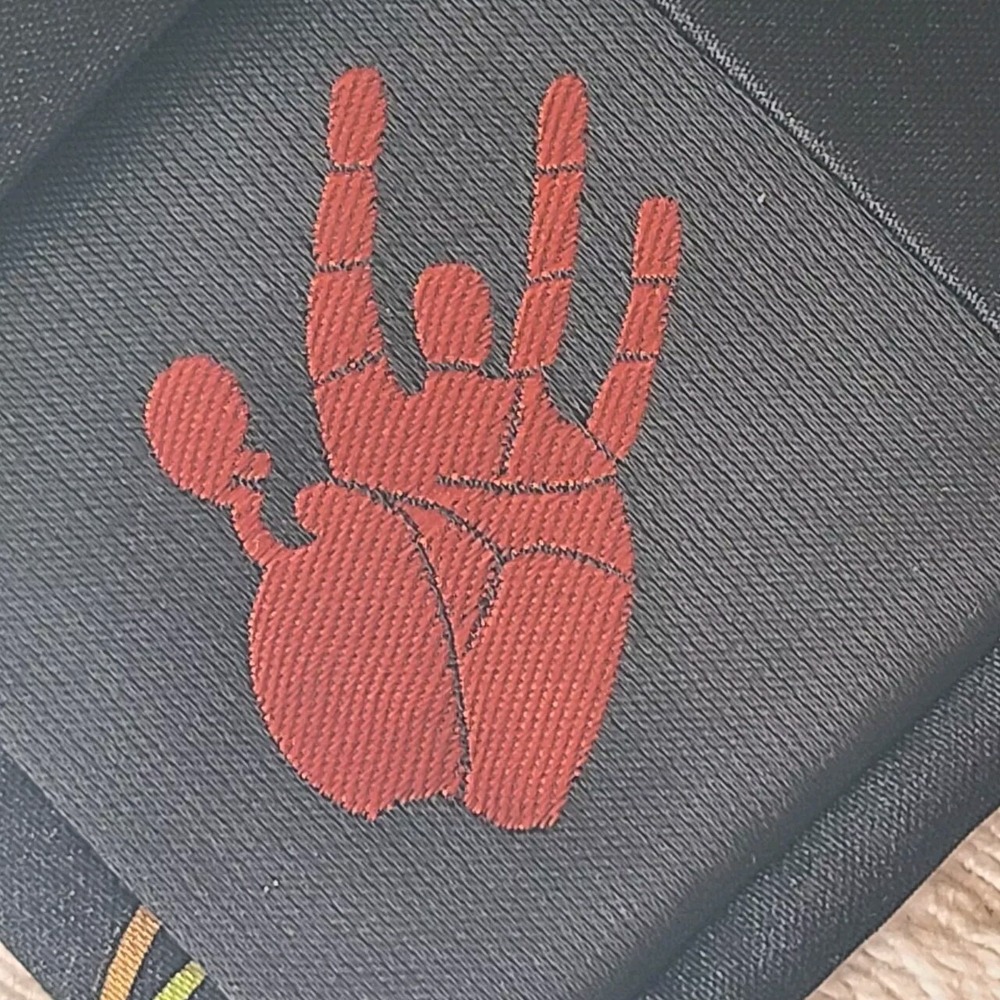 Vntg. 1990's J.Garcia "Happy Birthday" Collector's Edition Tie  With Red Hand!